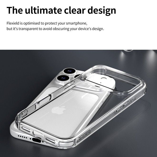 Araree - iPhone 18 Pro / 17 Pro Hülle - Case aus TPU Plastik - Anti-Slip Grip - Flexield Series - transparent