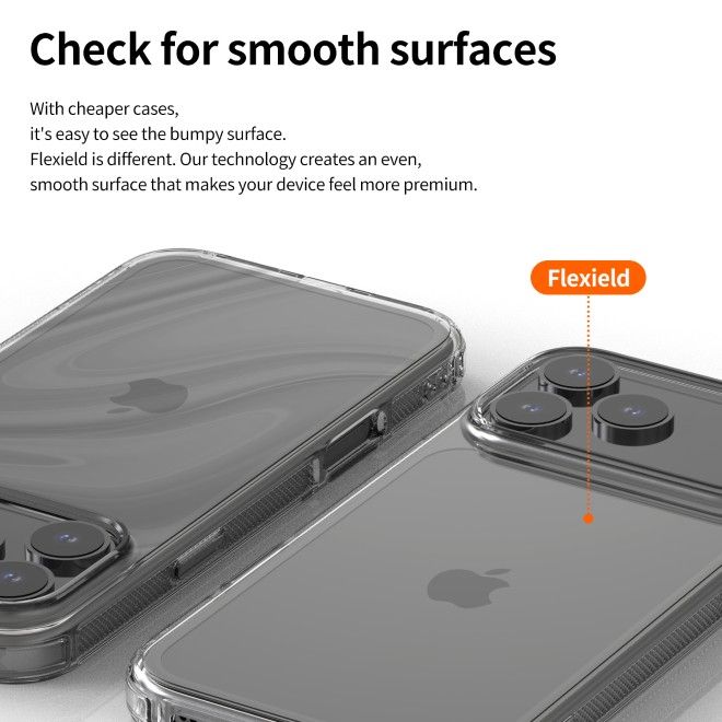 Araree - iPhone 18 Pro Max / 17 Pro Max Hülle - Case aus TPU Plastik - Anti-Slip Grip - Flexield Series - transparent