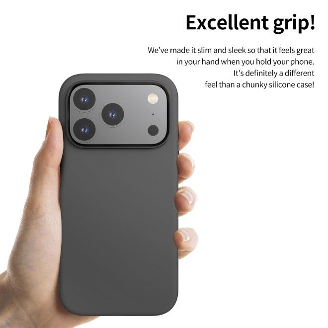 Araree - iPhone 18 Pro Max / 17 Pro Max Hülle - Silikon Softcase - MagSafe kompatibel - Typo Skin M Series - weiss