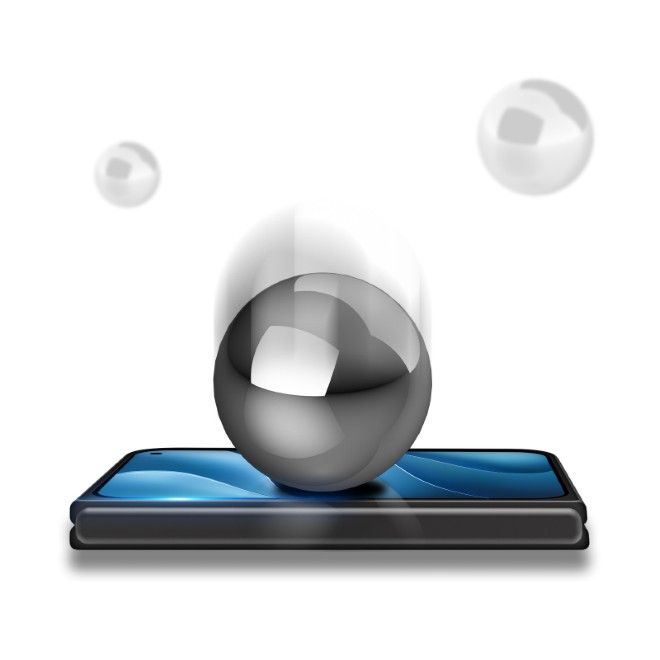 Dux Ducis - iPhone Duo Schutzglas Frontdisplayschutz - HD-2.5D-R Series - schwarz