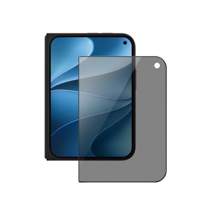 Dux Ducis - iPhone Duo Privacy Schutzglas Frontdisplayschutz - PR-2.5D-R Series - schwarz
