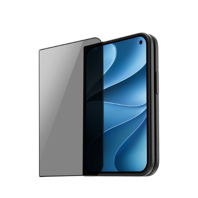 Dux Ducis - iPhone Duo Privacy Schutzglas Frontdisplayschutz - PR-2.5D-R Series - schwarz