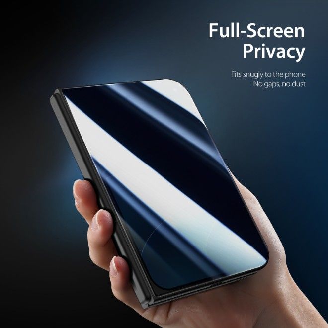 Dux Ducis - iPhone Duo Privacy Schutzglas Frontdisplayschutz - PR-2.5D-R Series - schwarz