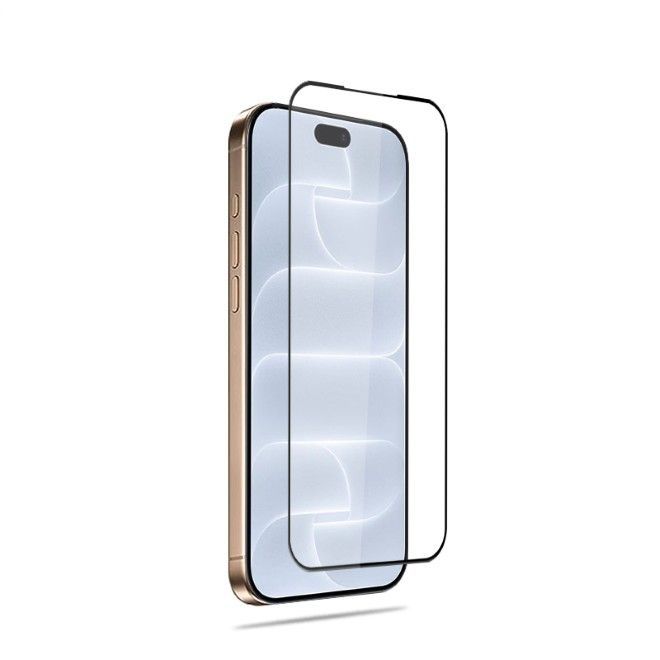 iPhone 18 Pro / 17 Pro Panzerglas 3D Full Cover - Full Glue Displayschutz (0.33 mm) - schwarz