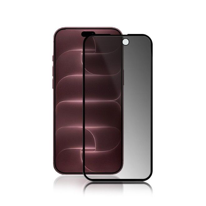 iPhone 18 Pro Max / 17 Pro Max Privacy Panzerglas 3D Full Cover - Displayschutz (0.33 mm) - schwarz