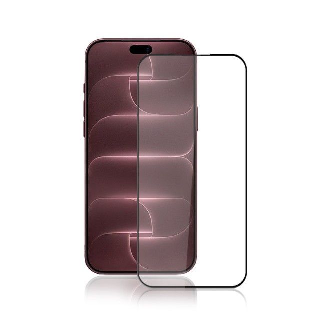 iPhone 18 Pro Max / 17 Pro Max Panzerglas 2.5D Full Cover - Full Glue Displayschutz (0.33 mm) - schwarz