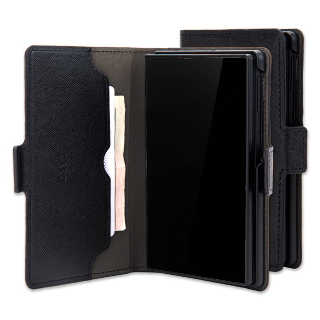 Goospery - Samsung Galaxy Z Fold8 Hülle - Bookcover - Premium Wallet Diary Series - schwarz
