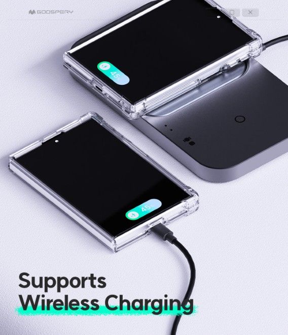Goospery - Samsung Galaxy Z Fold8 Hülle - Super Protect Case Series - transparent