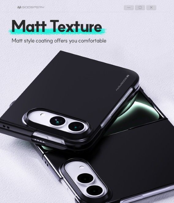 Goospery - iPhone Duo Hülle - Hardcase - Fard Series - schwarz