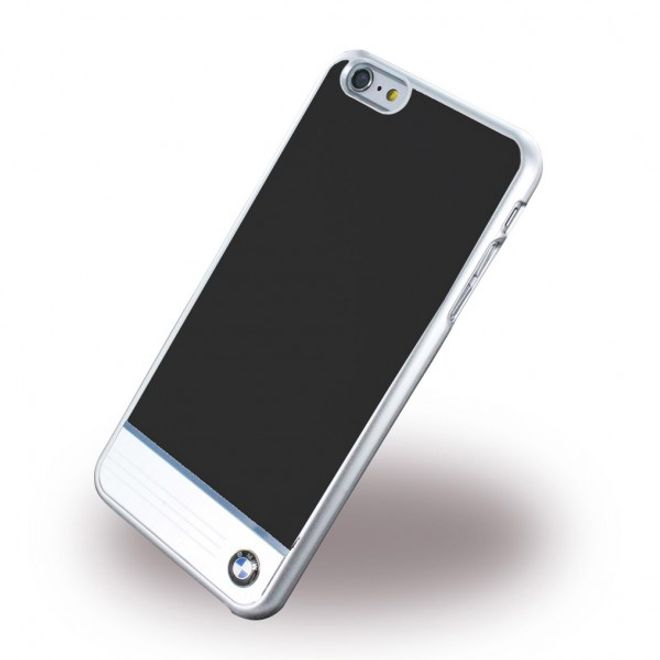 iPhone 6 Plus/6S Plus M Brushed Aluminium Hart Case Hülle - schwarz