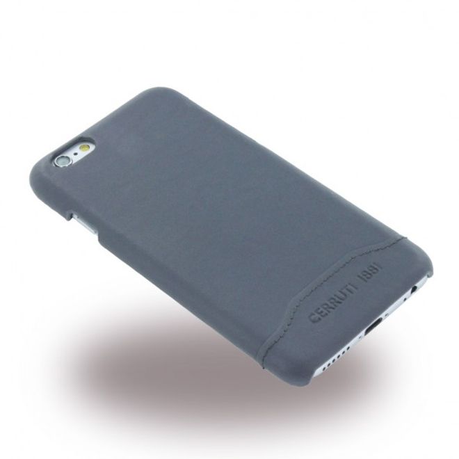 Cerruti 1881 - iPhone 6/6S Echtleder Hardcase Hülle - Smooth Split Leather - (CEHCP6SLNA) - navy