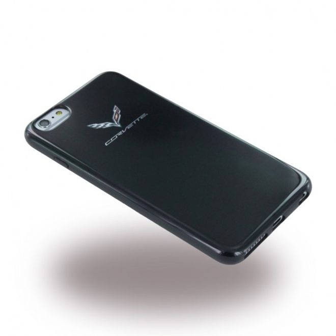 iPhone 6 Plus/6S Plus Elastische Plastik Case Hülle - schwarz