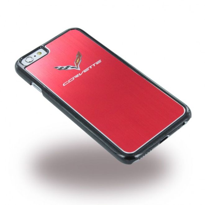 iPhone 6 Plus/6S Plus Corvette Metallic Painting Hart Case Hülle - rot