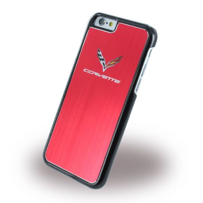 iPhone 6 Plus/6S Plus Corvette Metallic Painting Hart Case Hülle - rot