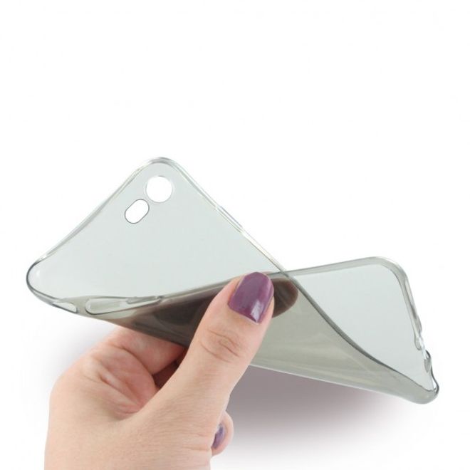 Cyoo - iPhone SE (2022) / SE (2020) / 8 / 7 Handyhülle - ultradünnes TPU Soft Case 0,8mm - schwarz