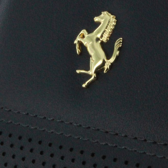 Ferrari - iPhone 8 Plus / 7 Plus Hülle - Case aus Plastik/Leder - GT Berlinetta - FEGTBGHCP7LBK - schwarz/gold