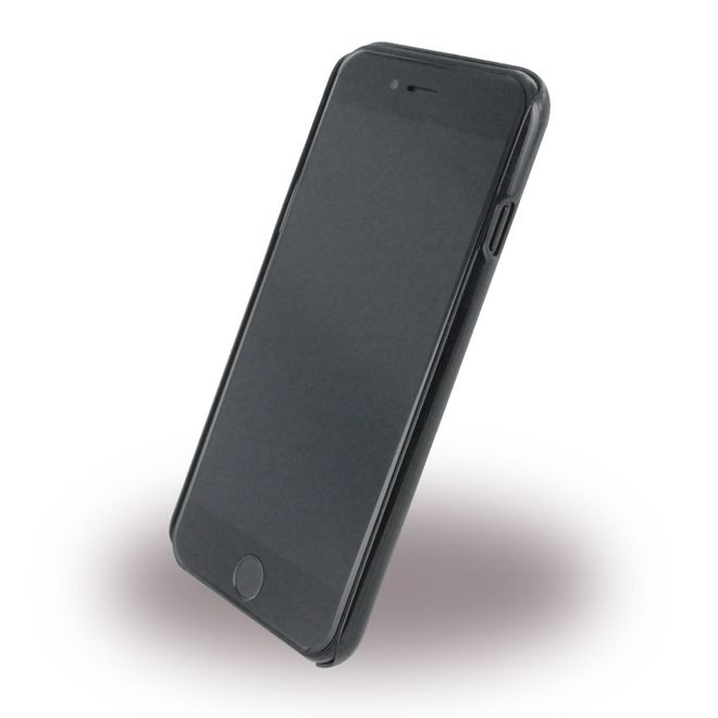 Guess - iPhone SE (2022) / SE (2020) / 8 / 7 Handy Hülle - Cover aus Plastik - Metallic - GUHCP7MEBK - schwarz