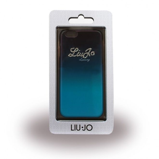 iPhone 6 Plus/6S Plus Liu Jo Hart Plastik Case Hülle mit Kristall Logo - grün