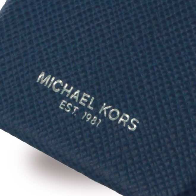 Michael Kors - iPhone 6/6S Handyhülle - Case aus Plastik/Leder - Saffiano - 39F5LELL1L - blau