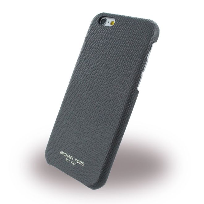 Michael Kors - iPhone 6/6S Handyhülle - Case aus Plastik/Leder - Saffiano - 39F5LELL1L - grau