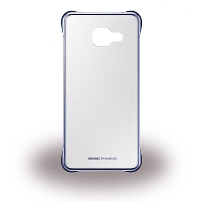 Samsung Galaxy A3 (2016) Original Clear Cover Hart Plastik Hülle - schwarz