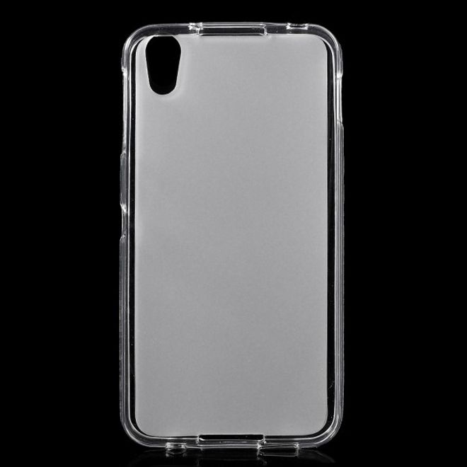 Alcatel OneTouch Idol 4 Elastische, matte Plastik Cover Hülle - transparent