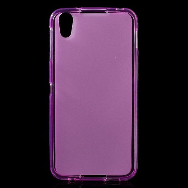 Alcatel OneTouch Idol 4 Elastische, matte Plastik Cover Hülle - rosa