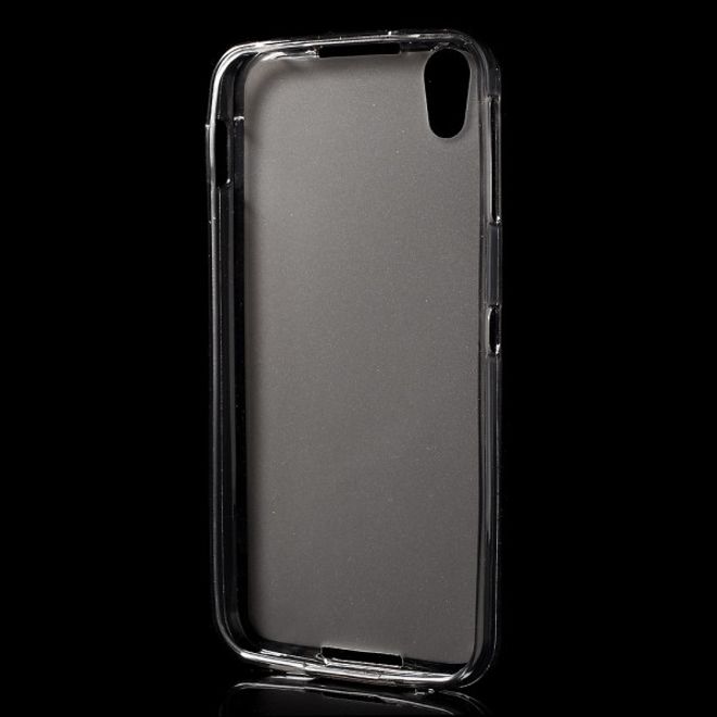 Alcatel OneTouch Idol 4 Elastische, matte Plastik Cover Hülle - grau