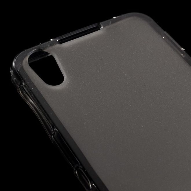 Alcatel OneTouch Idol 4 Elastische, matte Plastik Cover Hülle - grau