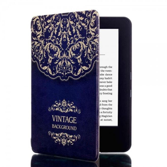 Amazon All-New Kindle Leder Smart Flip Case Hülle mit Mandala