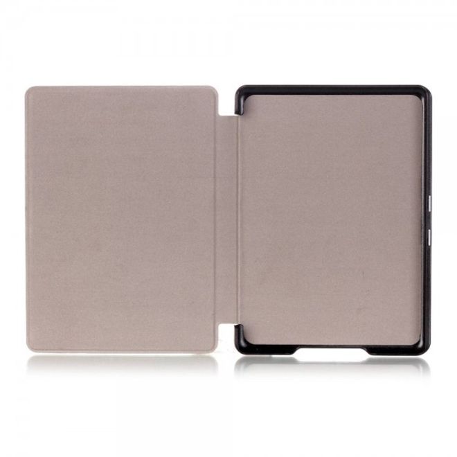 Amazon All-New Kindle Leder Smart Flip Case Hülle mit Monster und grossem Mund