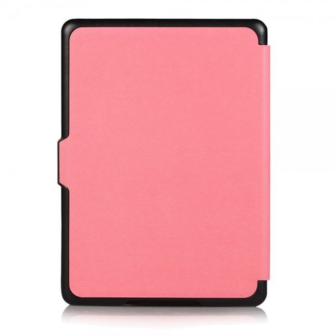 Amazon All-New Kindle Schicke Leder Smart Case Hülle mit Kreuzmuster - pink