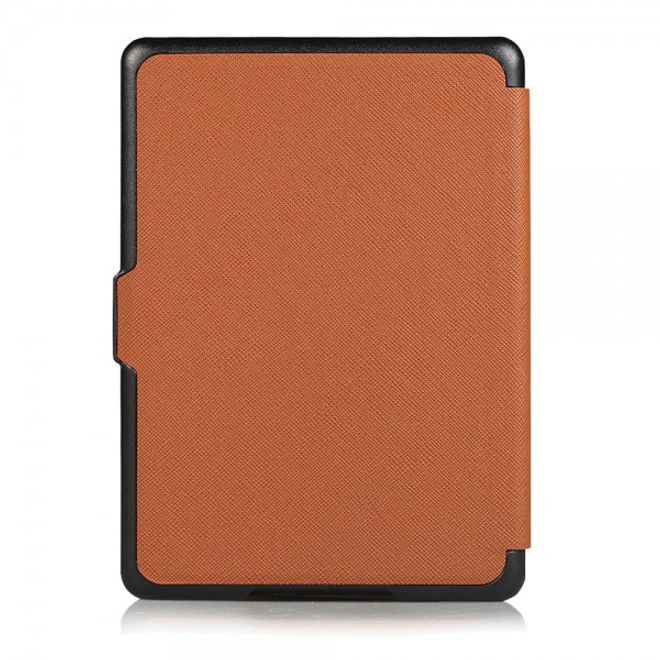 Amazon All-New Kindle Schicke Leder Smart Case Hülle mit Kreuzmuster - braun