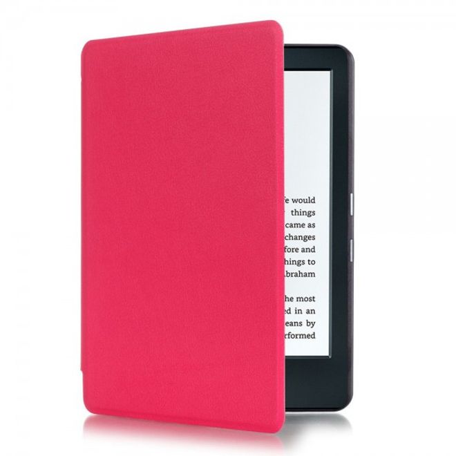 Amazon All-New Kindle Schlanke Leder Smart Cover Hülle - rosa