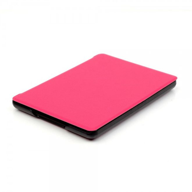Amazon All-New Kindle Schlanke Leder Smart Cover Hülle - rosa