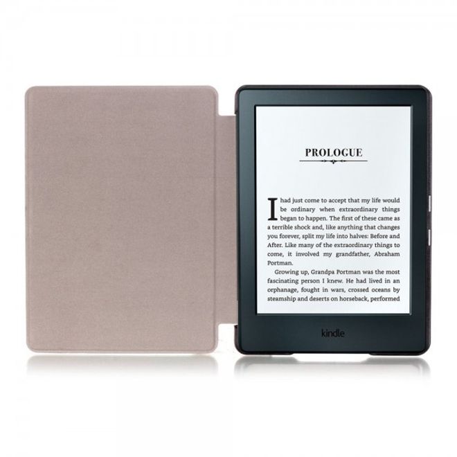 Amazon All-New Kindle Schlanke Leder Smart Cover Hülle - rosa