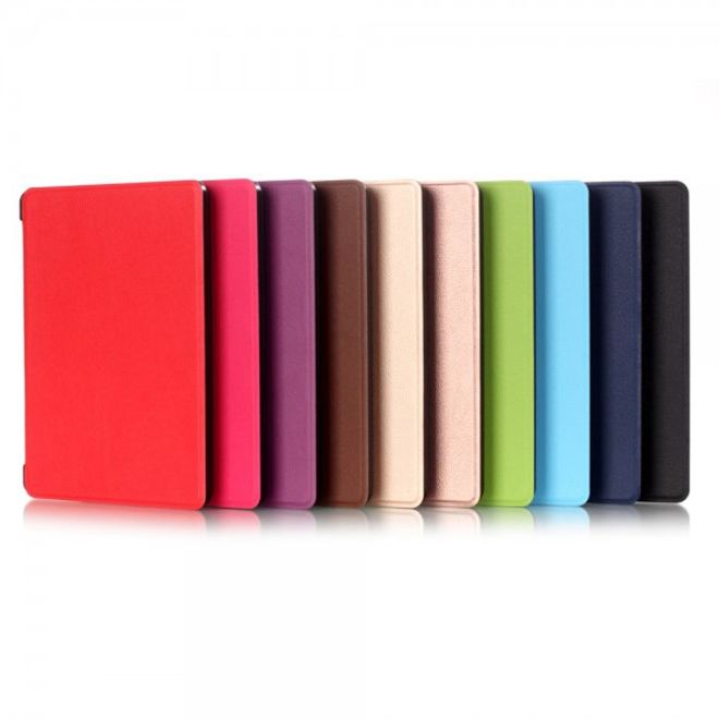 Amazon All-New Kindle Schlanke Leder Smart Cover Hülle - rosa