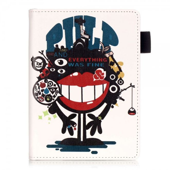 Amazon All-New Kindle Stabile Leder Smart Case Hülle mit Monster und grossem Mund