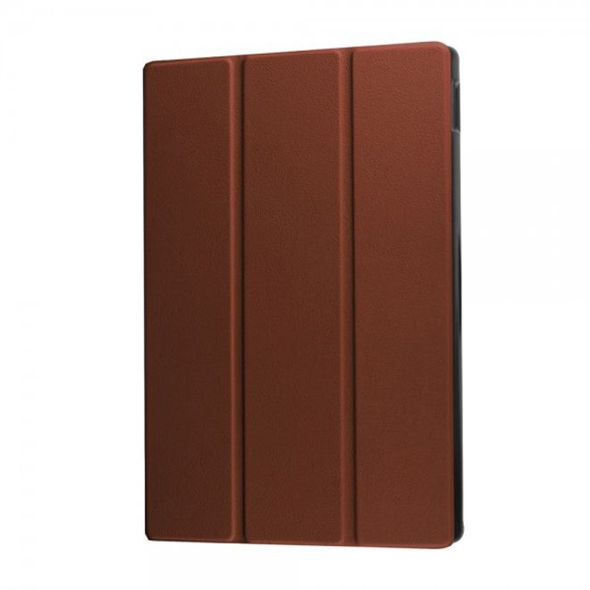 Amazon Fire HD 10 Texturierte, dreifach faltbare Leder Case Hülle mit Standfunktion - braun