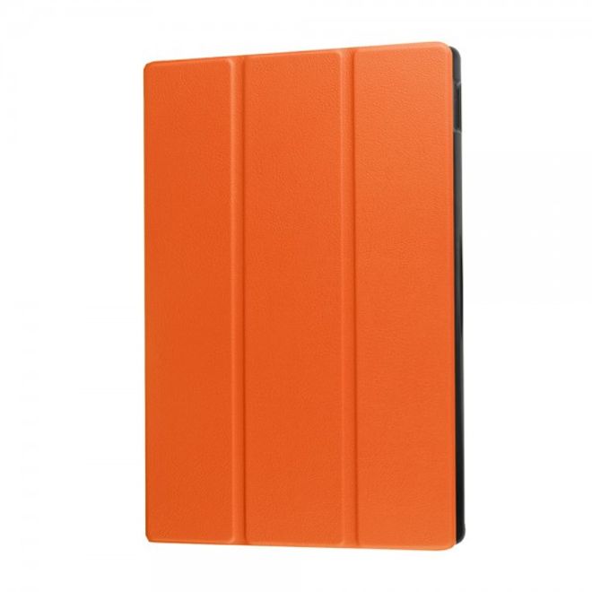 Amazon Fire HD 10 Texturierte, dreifach faltbare Leder Case Hülle mit Standfunktion - orange