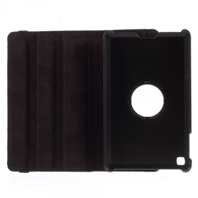 Amazon Fire HD 6 360° rotierbare Leder Cover Hülle mit Litchitextur und Standfunktion - schwarz