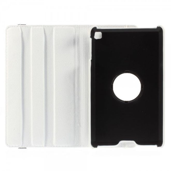 Amazon Fire HD 6 360° rotierbare Leder Cover Hülle mit Litchitextur und Standfunktion - weiss