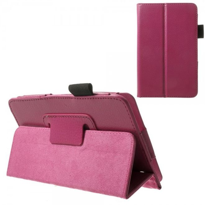Amazon Fire HD 6 Tablet (2014 Version) Leder Smart Case Hülle mit Litchitextur - rosa