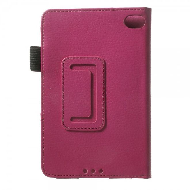 Amazon Fire HD 6 Tablet (2014 Version) Leder Smart Case Hülle mit Litchitextur - rosa