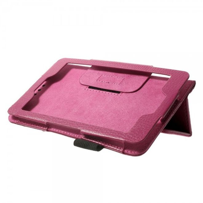 Amazon Fire HD 6 Tablet (2014 Version) Leder Smart Case Hülle mit Litchitextur - rosa