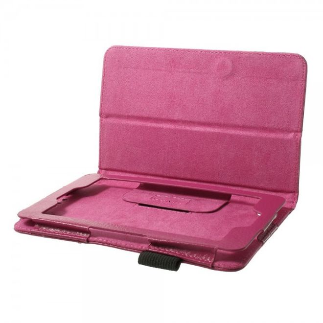 Amazon Fire HD 6 Tablet (2014 Version) Leder Smart Case Hülle mit Litchitextur - rosa