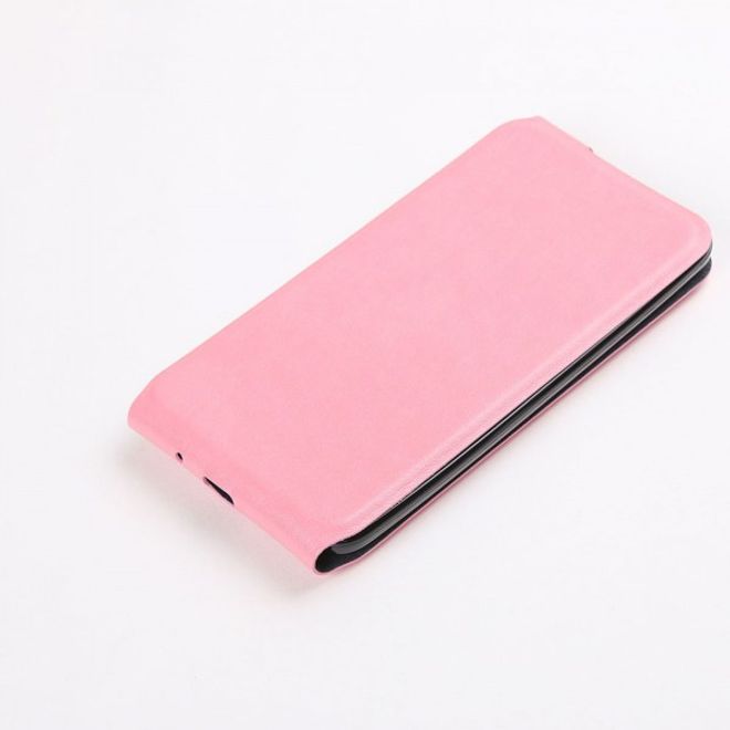 Asus Zenfone 2 Laser 5.5 Handyhülle - Leder Flip Case - vertikal - pink