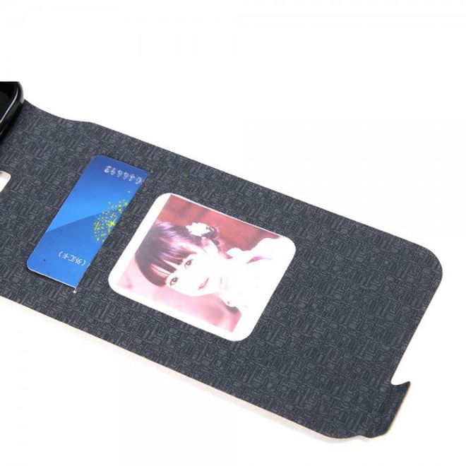 Asus Zenfone 2 Laser 5.5 Handyhülle - Leder Flip Case - vertikal - braun