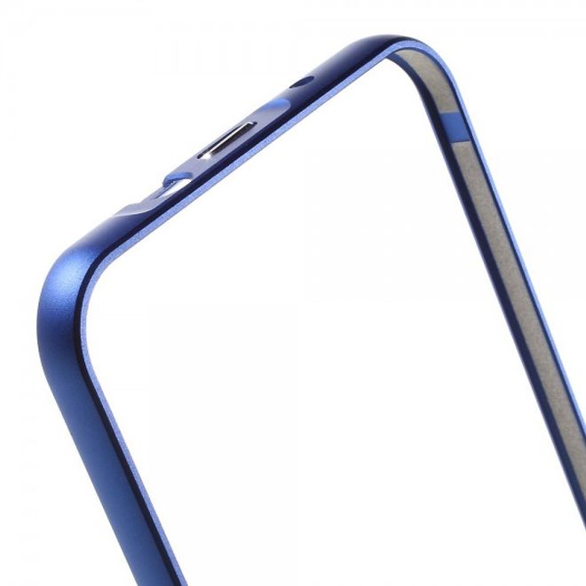 Asus Zenfone 2 Laser 5.5 Hülle - Bumper aus Aluminium - dunkelblau