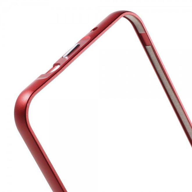 Asus Zenfone 2 Laser 5.5 Hülle - Bumper aus Aluminium - rot